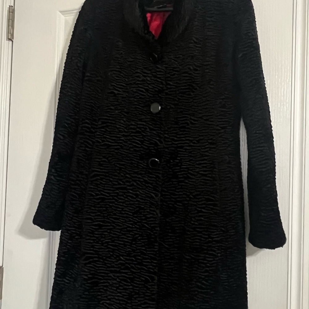 (EUC) White House Black Market Elegant and Classic Persian Bold Red Interior S - Picture 2 of 7